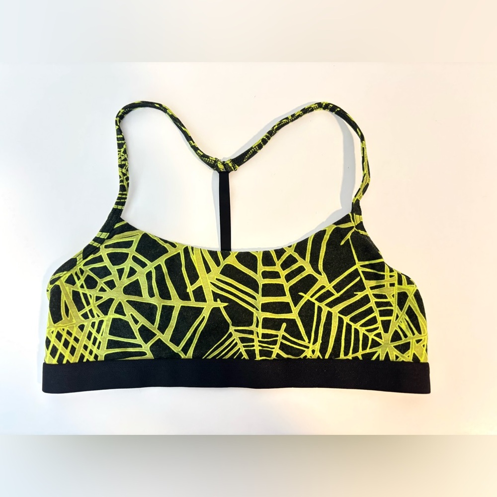 Meundies UltraModal Core T-Back Bralette Glow Webs Spiderwebs xs
